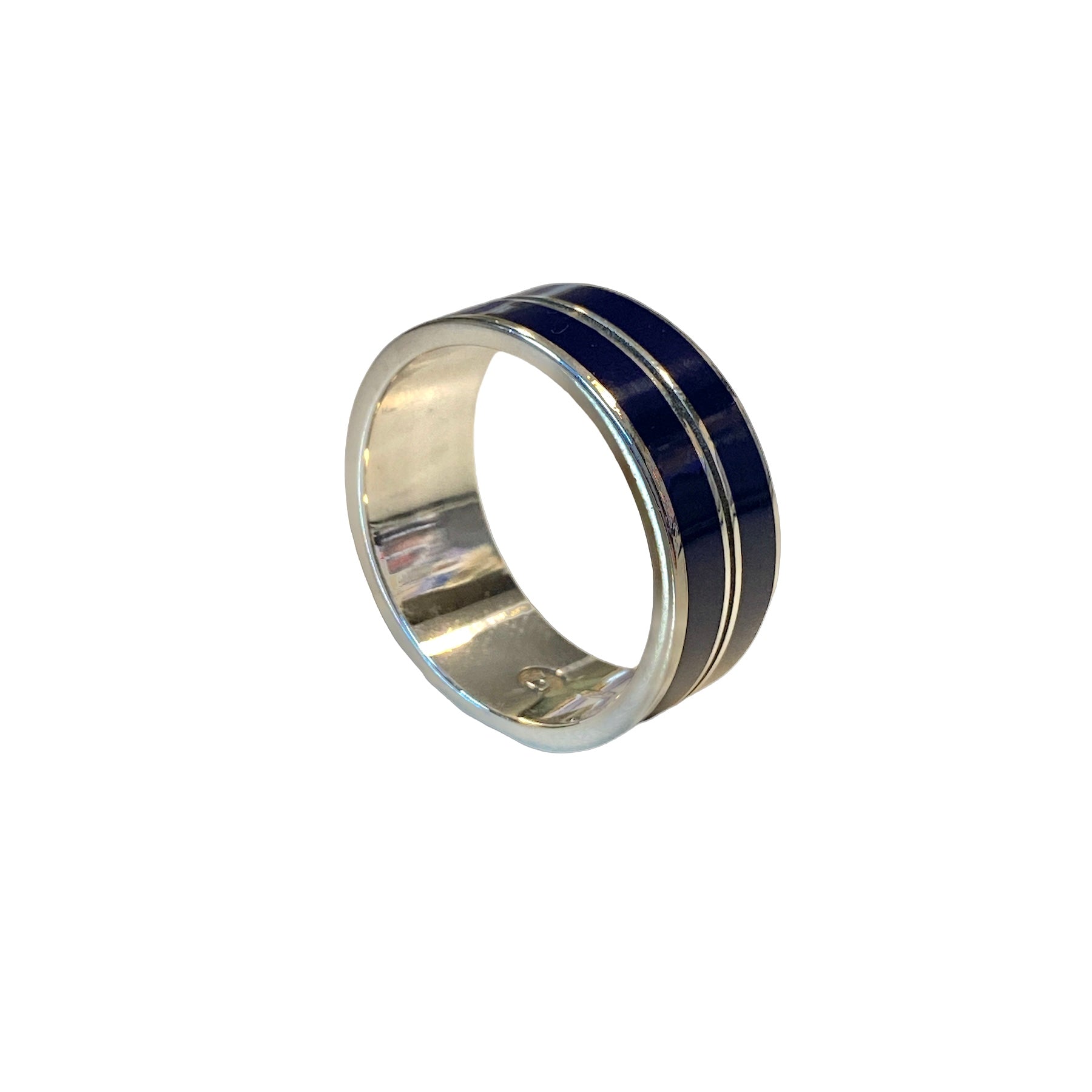 D'AMICO Anello Fede con Lacca Blue Navy Acquista Ora