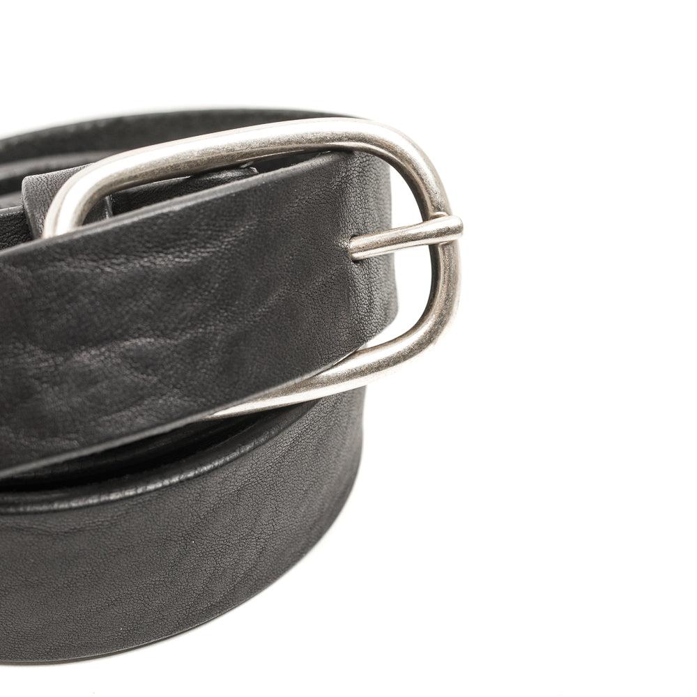 D'AMICO Cintura Cuoio Butter + Borchie Nero Promozione Limitata