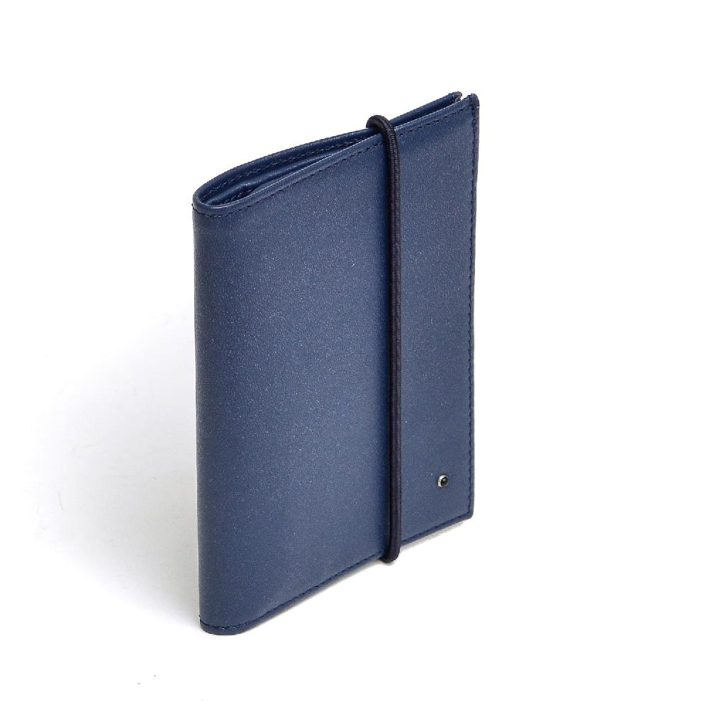 D'AMICO Portafoglio Classico Pieghevole 1 lato Pelle Blu Fino Al -60%