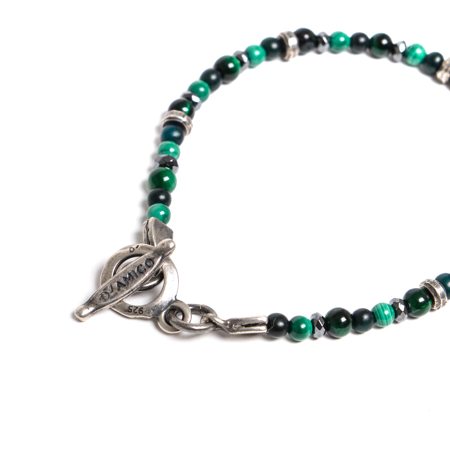 D'AMICO Bracciale Catena Fusion Green Saldi Di Fabbrica