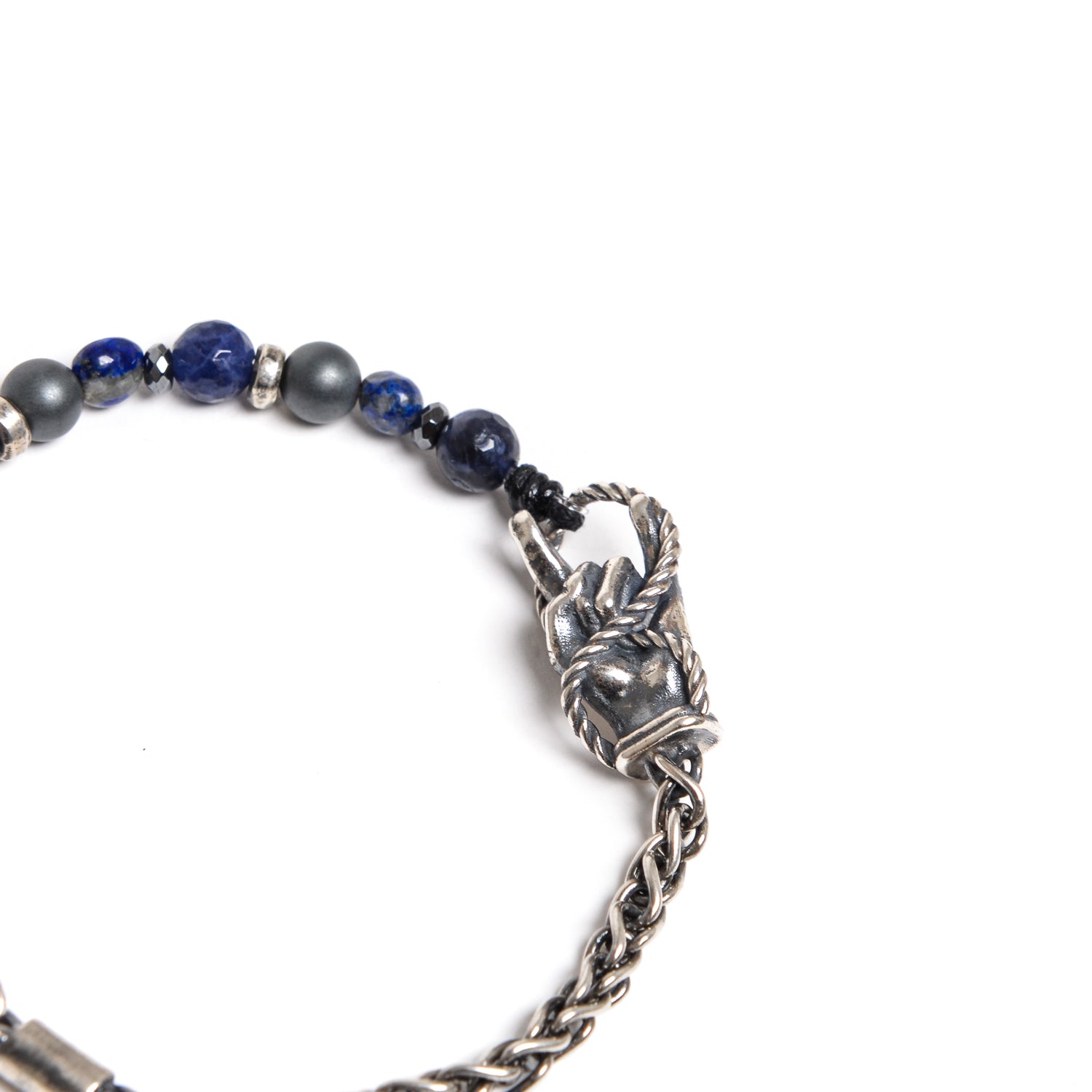 D'AMICO Bracciale Catenina Fusion Blu e "Horn" I Più Venduti