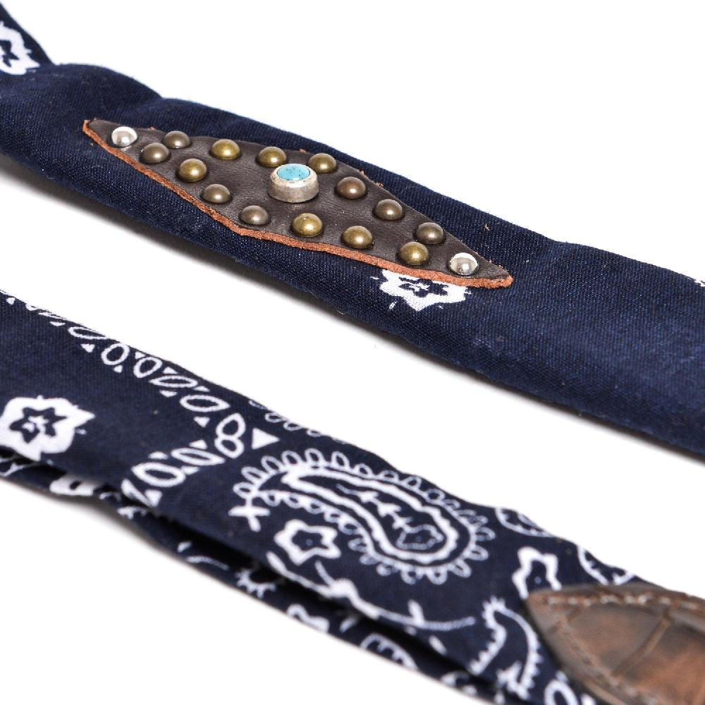 D'AMICO Cintura Bandana Blu Navy Economico