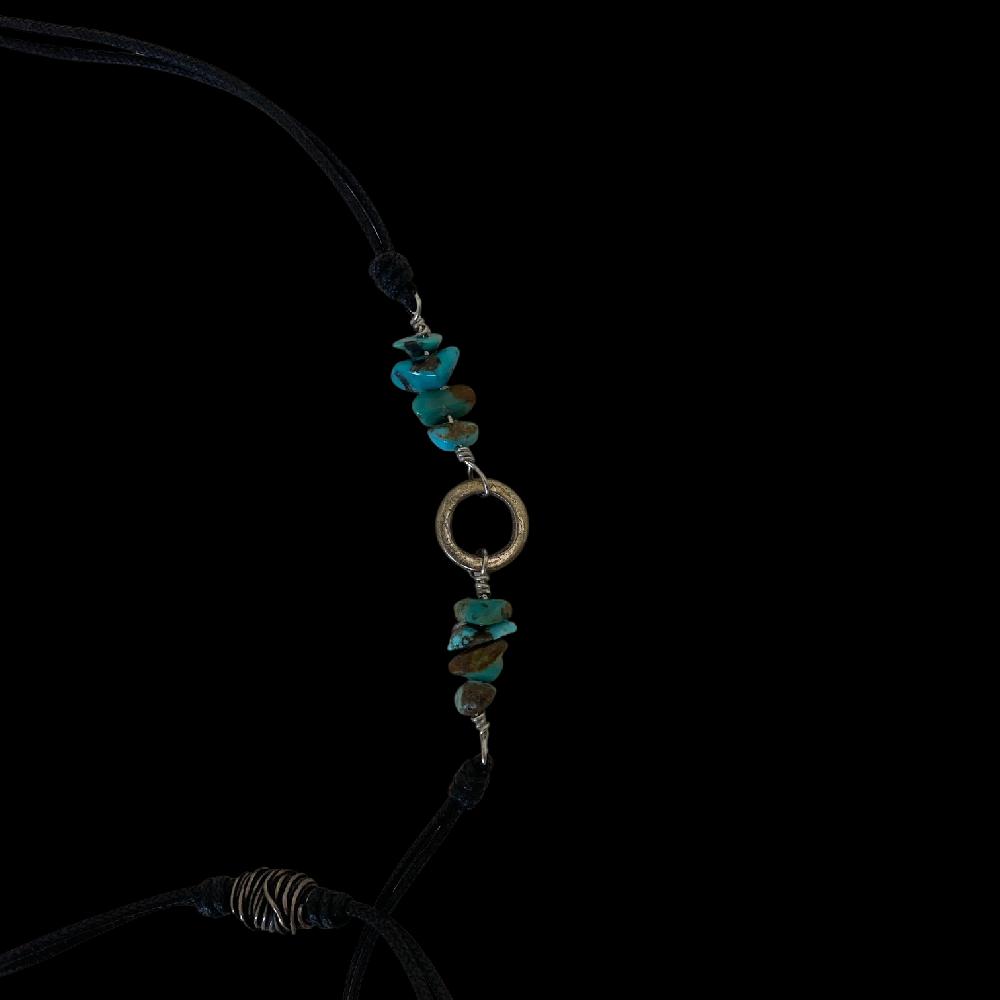 D'AMICO Collana Piume Arg925 con Turchesi Promozione