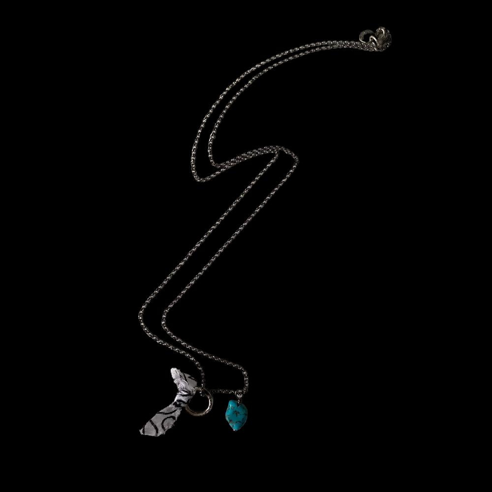 D'AMICO Collana Turchese + Anello e Bandana Arg925 Pezzi Unici