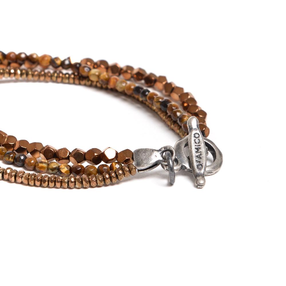 D'AMICO Bracciale Tris Fusion Brown Promozione Limitata