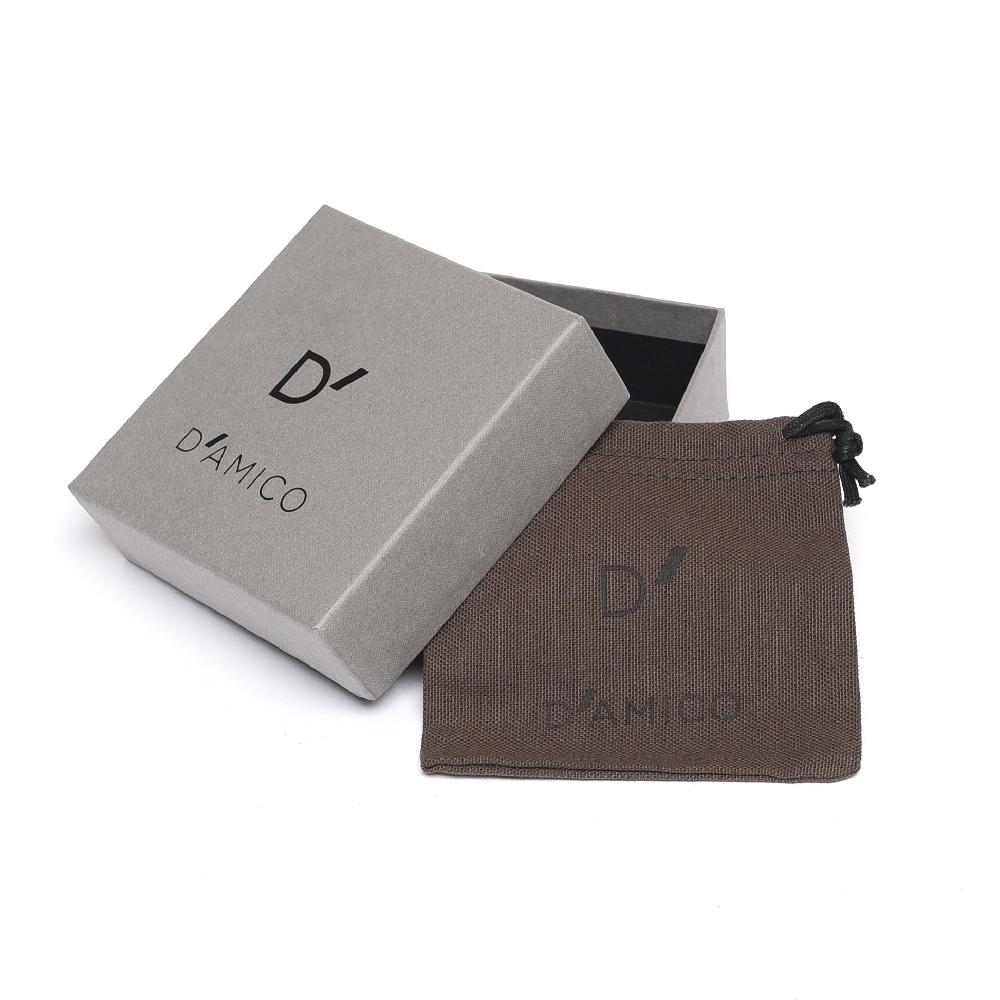 D'AMICO Bracciale Catenina + Croce Smaltata Avorio Sottocosto