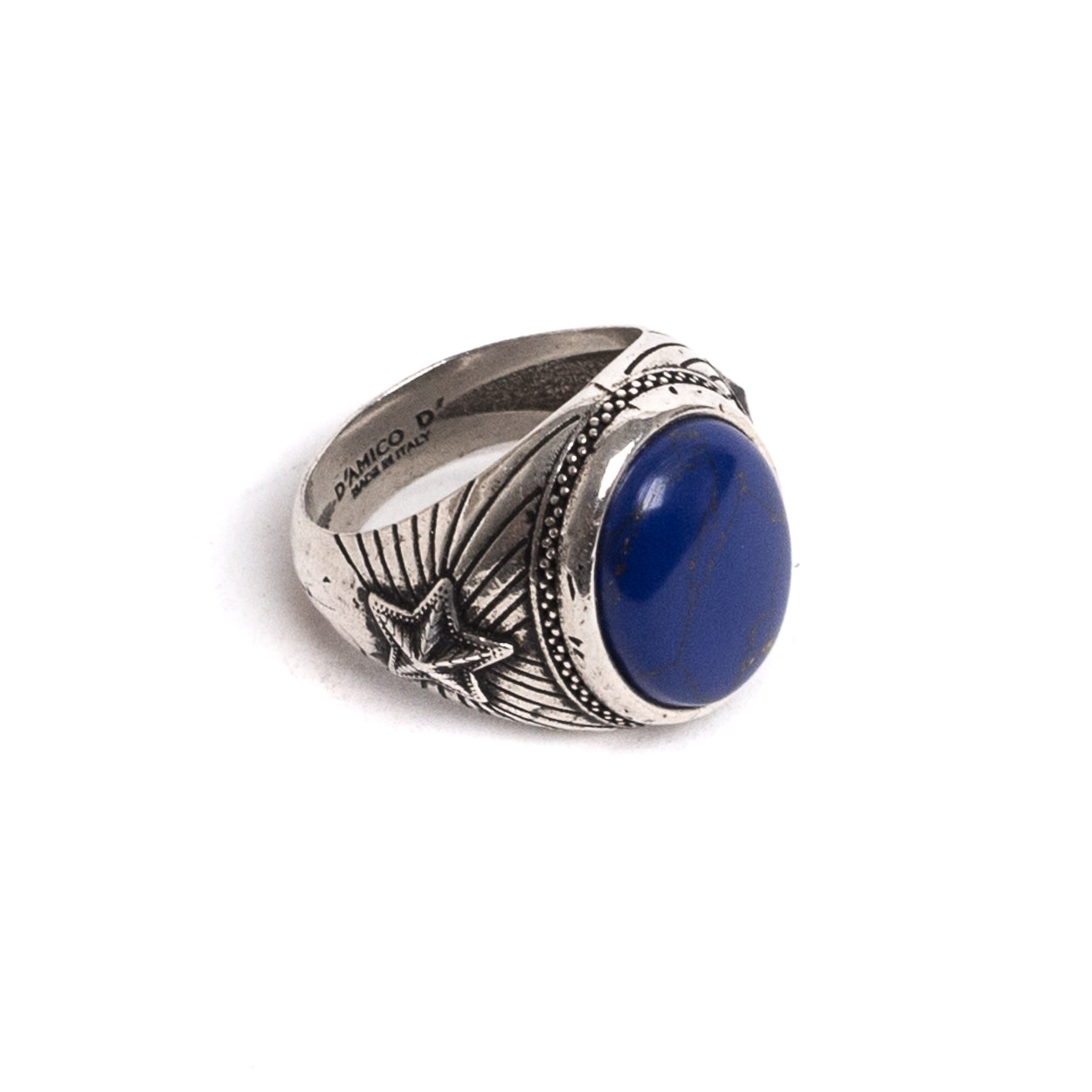 D'AMICO Anello Lapis Blu con Stelle Offerta