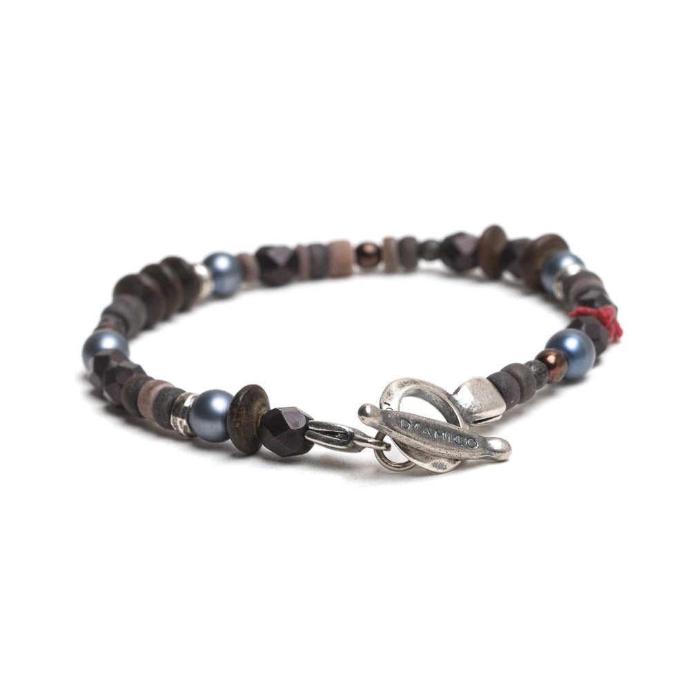 D'AMICO Bracciale Fusion Brown In Vendita
