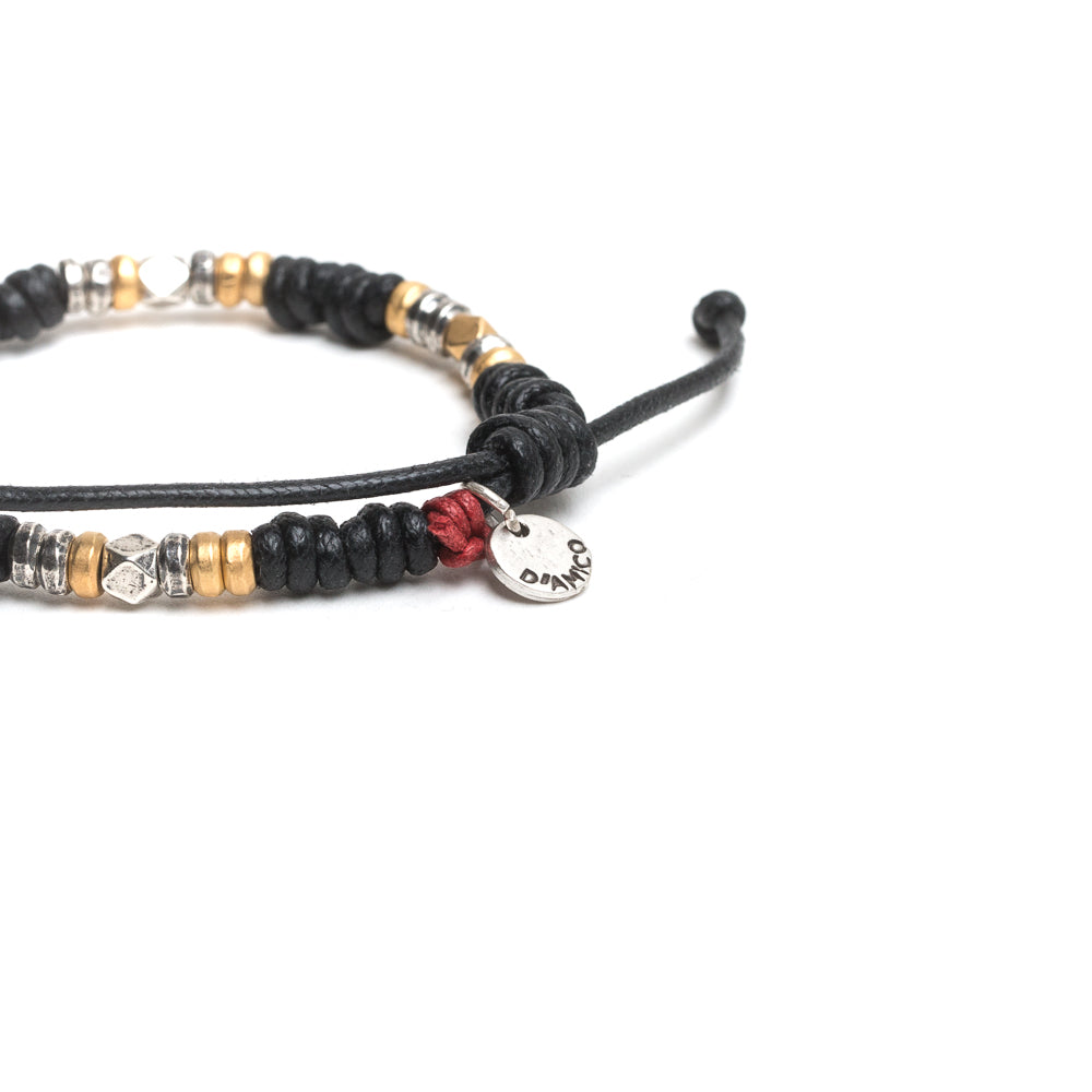 D'AMICO Bracciale Nodi + Rondelle + Pepite Offerte