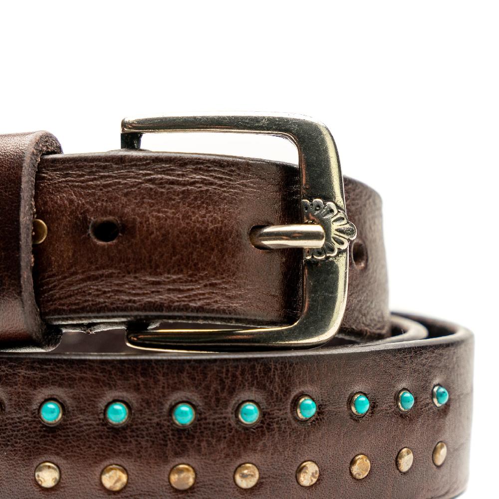 D'AMICO Cintura Cuoio Vintage Brown Sfumato Negozi Online