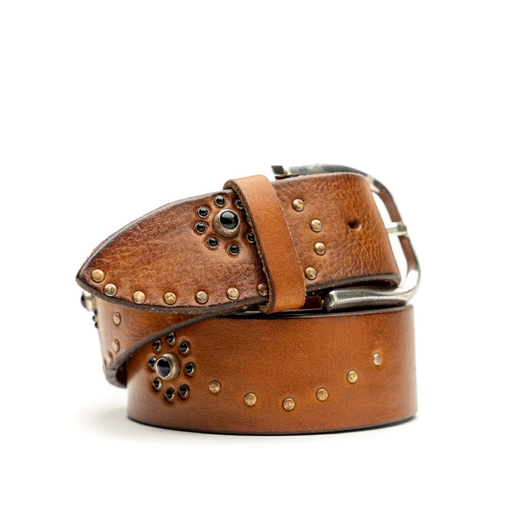 D'AMICO Cintura Cuoio Vintage Brown Chiaro Affare Del Giorno