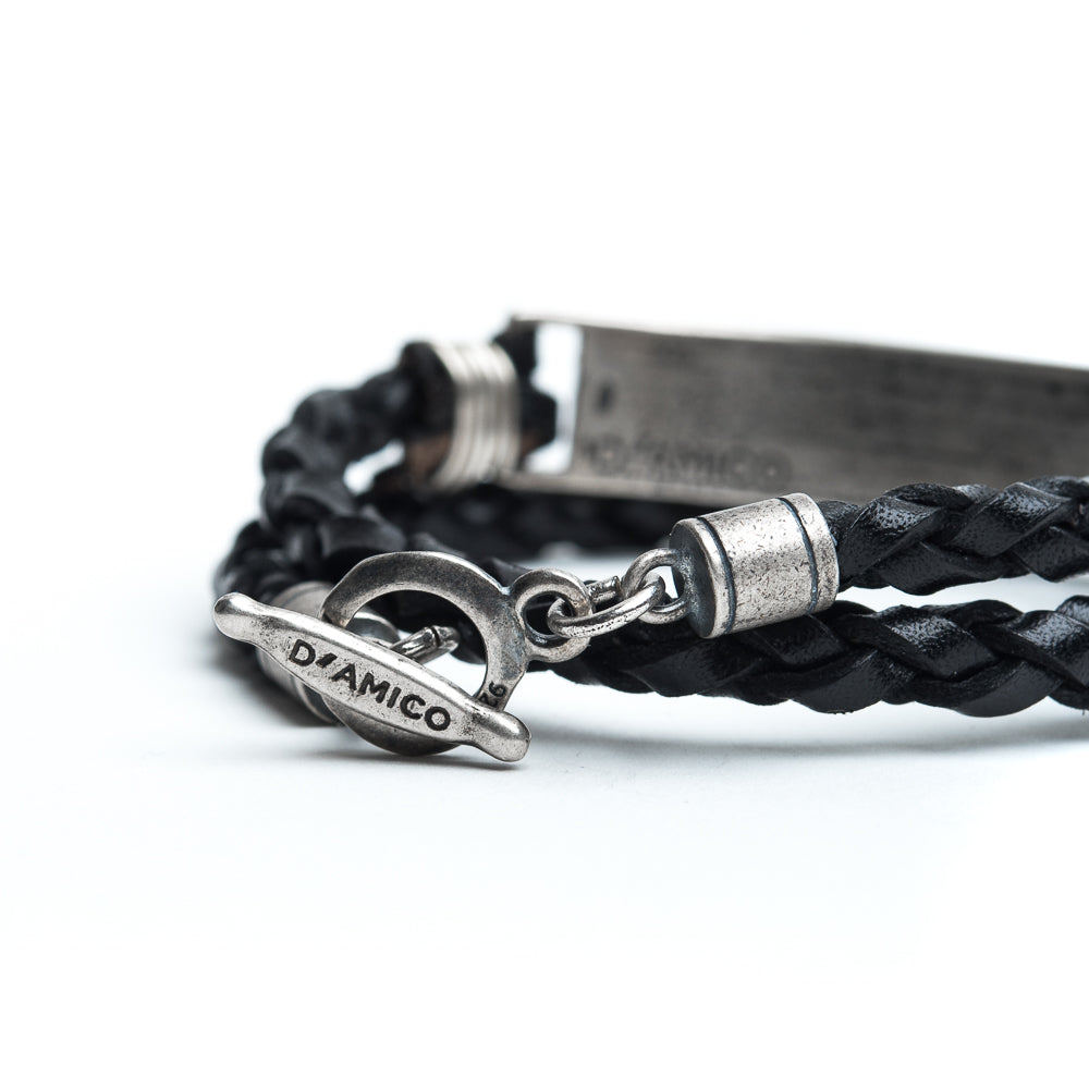 D'AMICO Bracciale Scooby + Placca puntinata Sconto