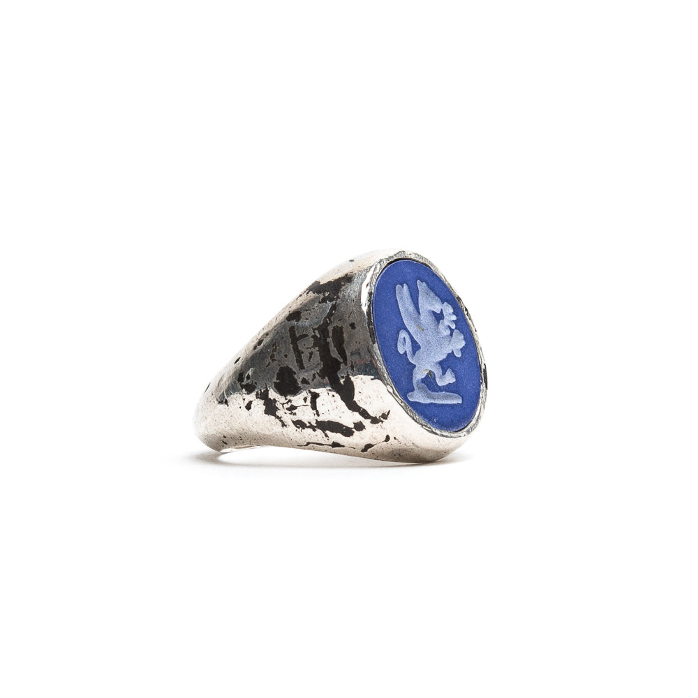 D'AMICO Anello Dragone Blu Pezzi Unici