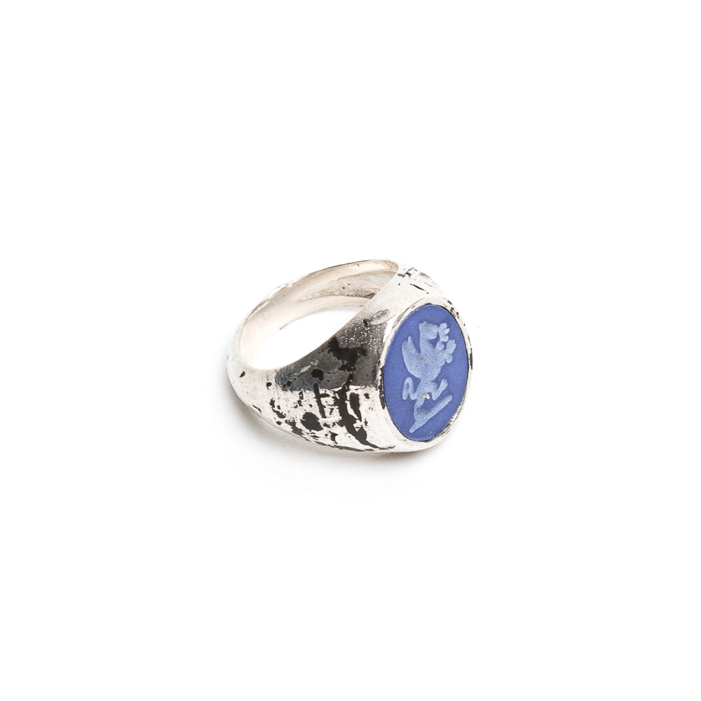 D'AMICO Anello Dragone Blu Pezzi Unici