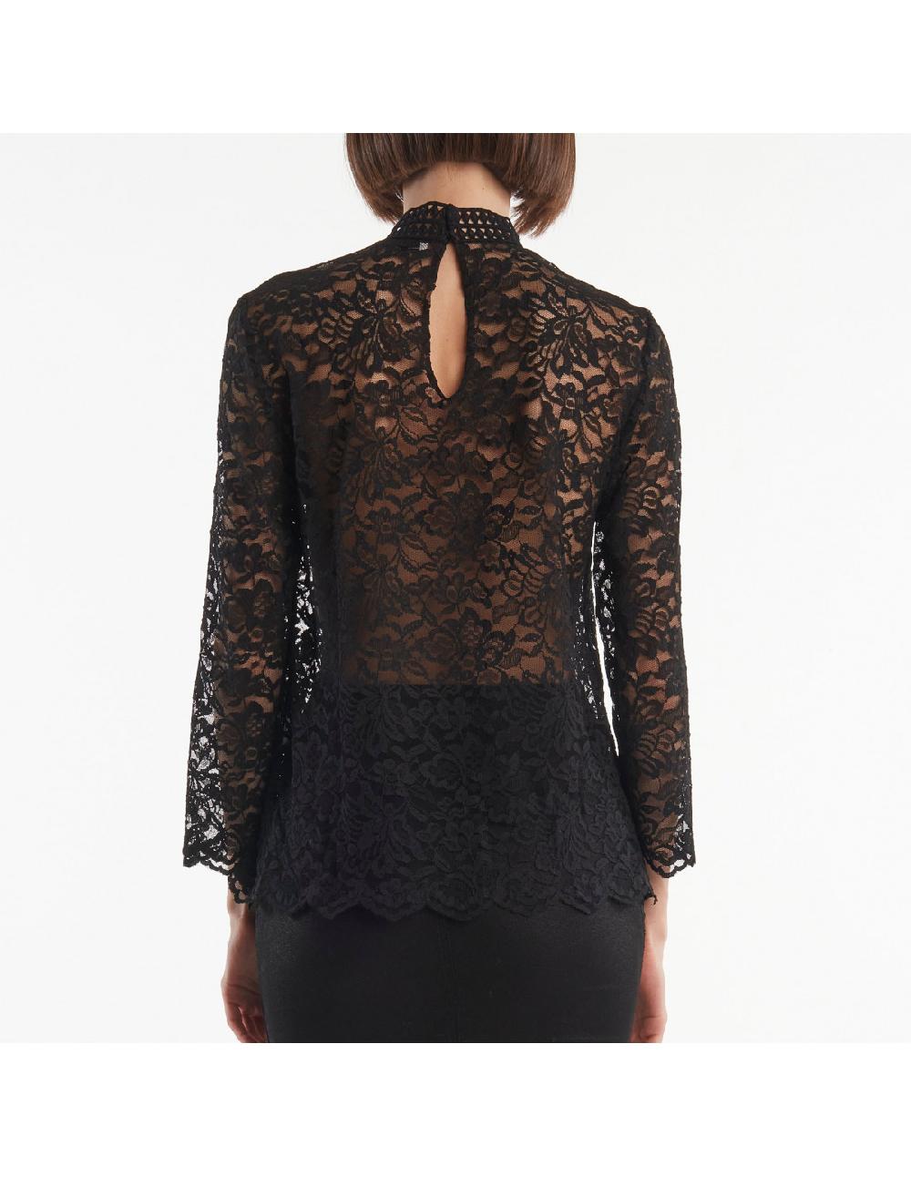 Angelo marani BLUSA IN PIZZO Sconto