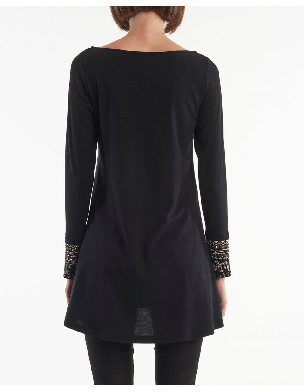 Angelo marani T-SHIRT IN JERSY CONPOLSI JACQUARD+APPL I Più Venduti