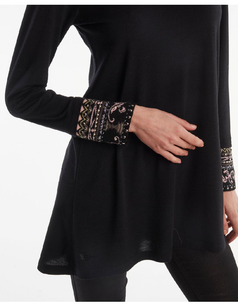 Angelo marani T-SHIRT IN JERSY CONPOLSI JACQUARD+APPL I Più Venduti