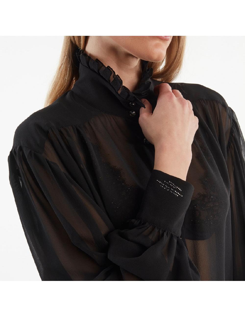 Angelo marani CAMICIA IN GEORGETTE Negozio