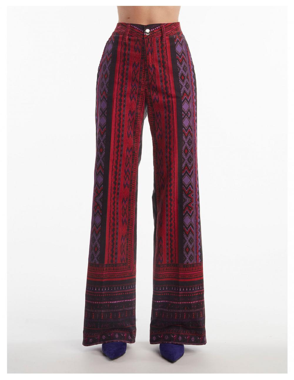 Angelo marani PANTALONE IN VELLUTOST SCACCHI Vendita