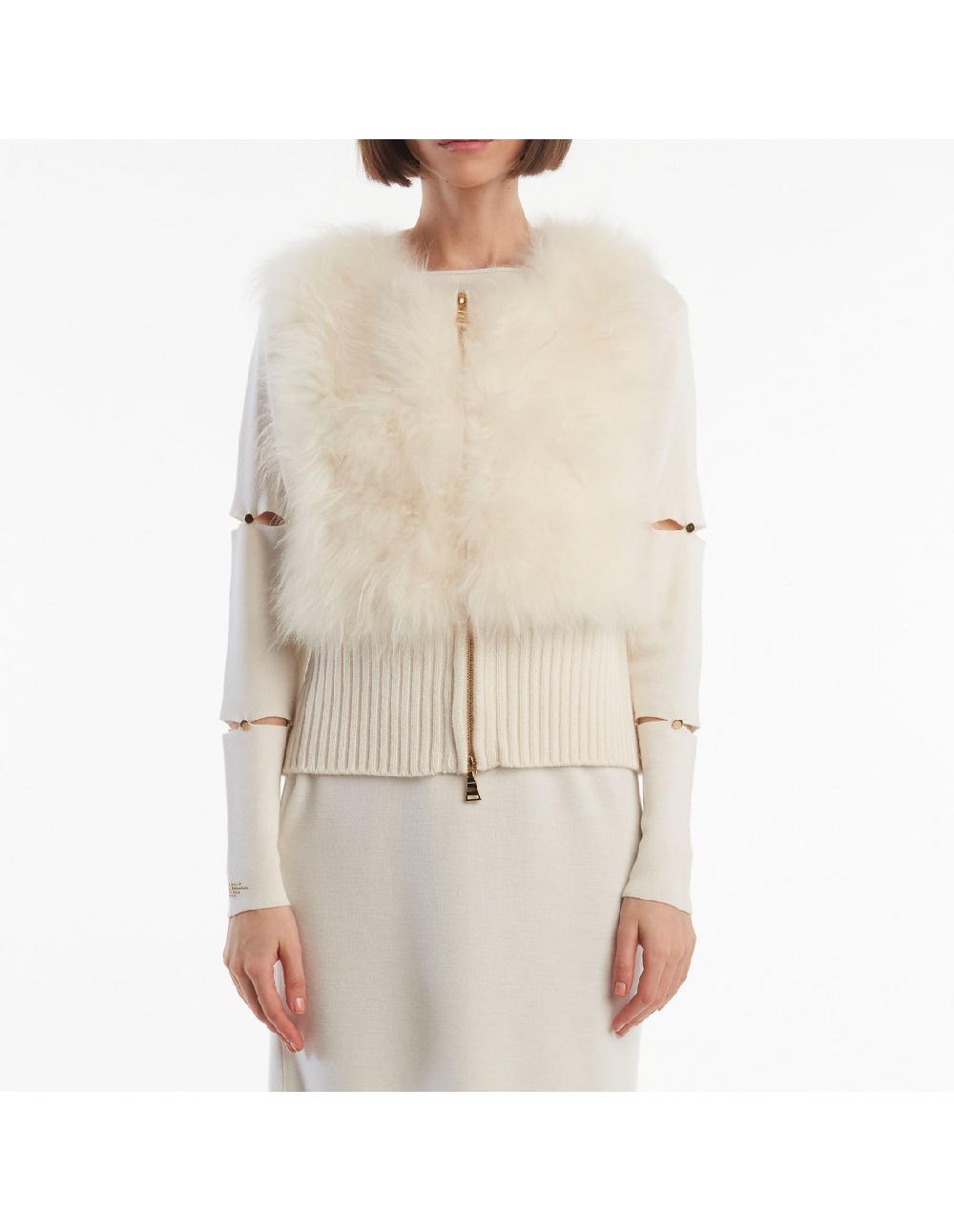 Angelo marani GILET C/PELLICCIA Promozione Limitata