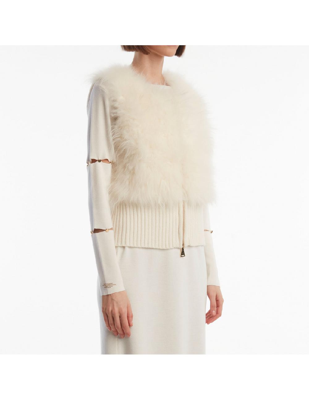 Angelo marani GILET C/PELLICCIA Promozione Limitata